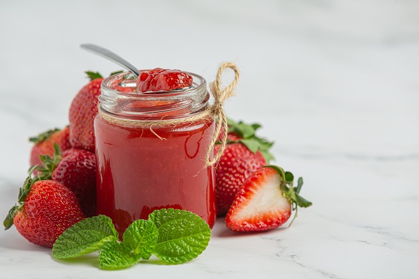 Zuckerfreie Erdbeermarmelade